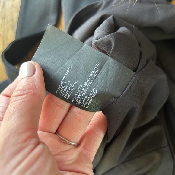 Club Monaco Ralph Lauren 2 Black Tie Back Romper Jumpsuit Tank Sleeveless - Picture 11 of 11